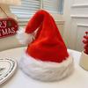 Snowflake Santa Claus Hat Merry Christmas Decoration Red Plush Hat Elk Deer Cap  Winter/Autumn