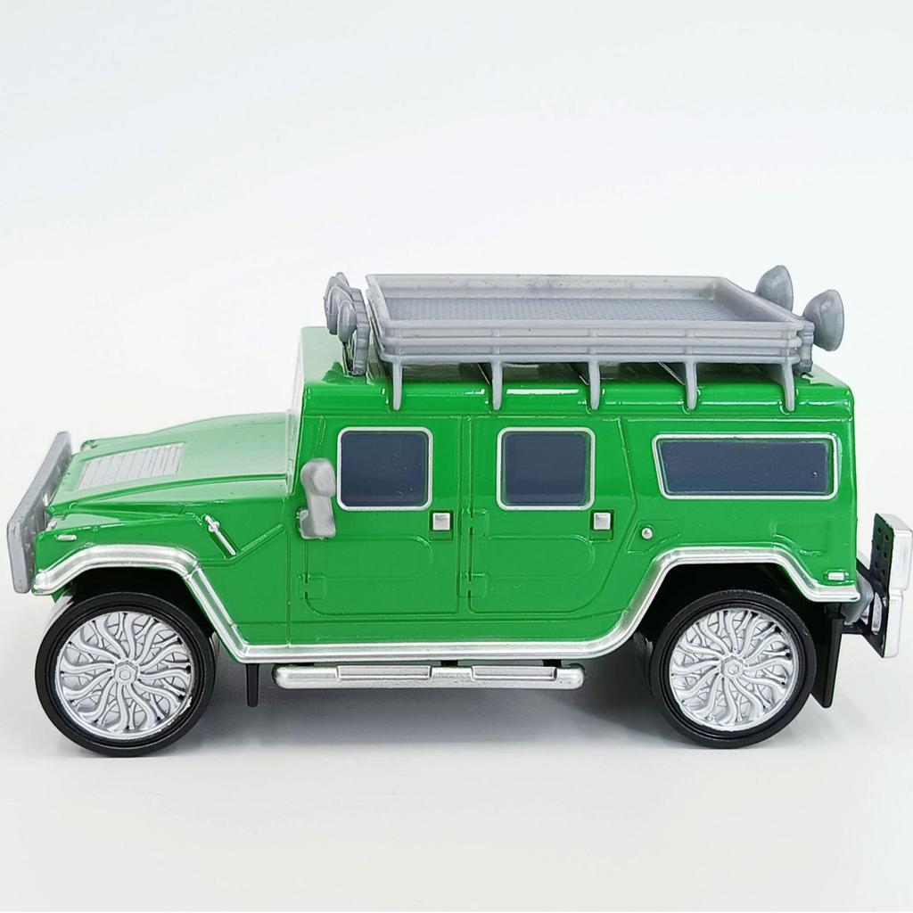Green Hummer Off-Road Alloy Model Toy for Children's Collection