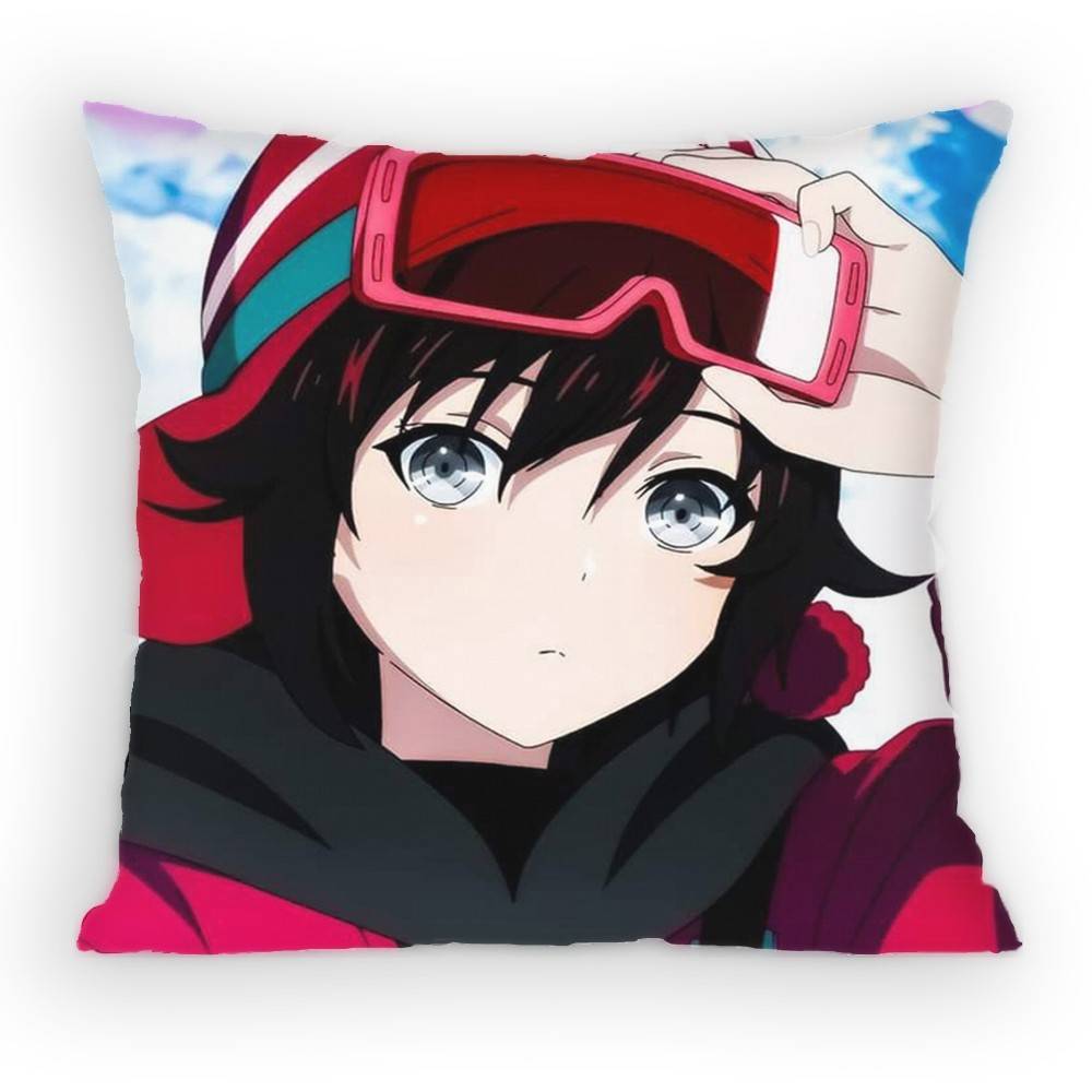 Rwby Ice Queendom Ruby Rose Pillow Case Anti-Dustmite Pillowcase Invisible Zipper Silky Sofa Cushion Cover For Bedroom