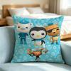 The Octonauts E-Expedition Pillow Case Square Double-Sided Sofa Cushion Cover Bedroom Bedside Pillow Gift