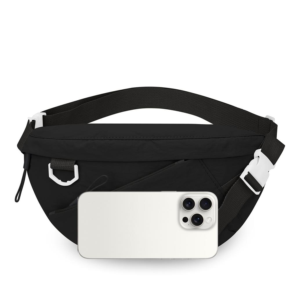 Women's Large Capacity Waterproof Waist Bag Durable Wear-Resistant Outdoor Sports Pack for Phone/Wallet