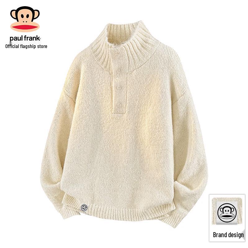 Paul Frank Men s Button Turtleneck Knitted Sweater 2XL