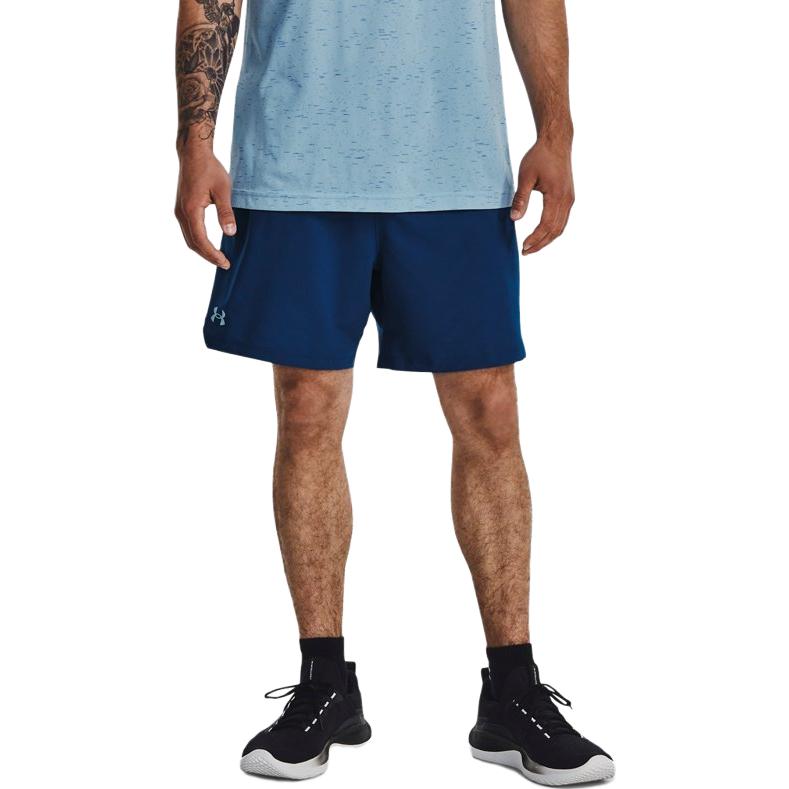 Under Armour Vanish Logo Print Training Shorts Men shorts Blue 1379280-426
