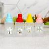 F26C 8pcs Portable Mini Ketchup Bottle Condiment Squeeze Bottles Kitchen Small Sauce Bottle Salad Dressing Dispensers for Kid