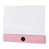 Flat Book Light Clear Rechargeable with 3 Colors Timer Dimmable Night Reading Doodleable Panel Plate Lamp Full Page Pink