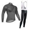 Long Sleeve Cycling Jersey Set Breathable Performance Wear Road Racing Training