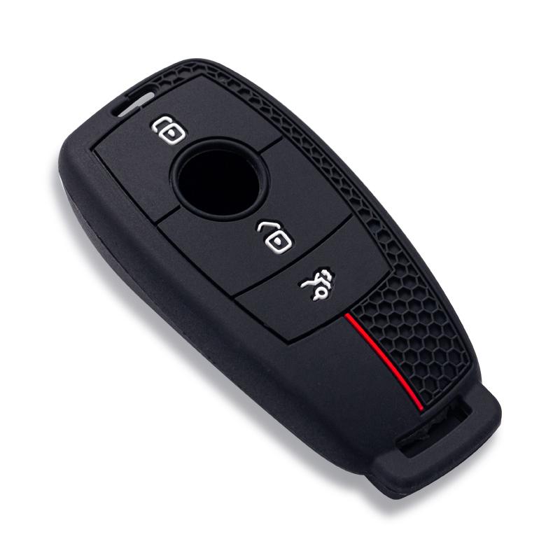 For Mercedes Benz E C S Glc Class E200 E400 E63 W213 S550 S560 C260 Silicone Smart Remote Car Key Case Cover Accessories