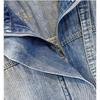 Plus Size Women Vest Sleeveless Waist Tie Fashion Slimming Long Retro Denim Jacket Casual Design