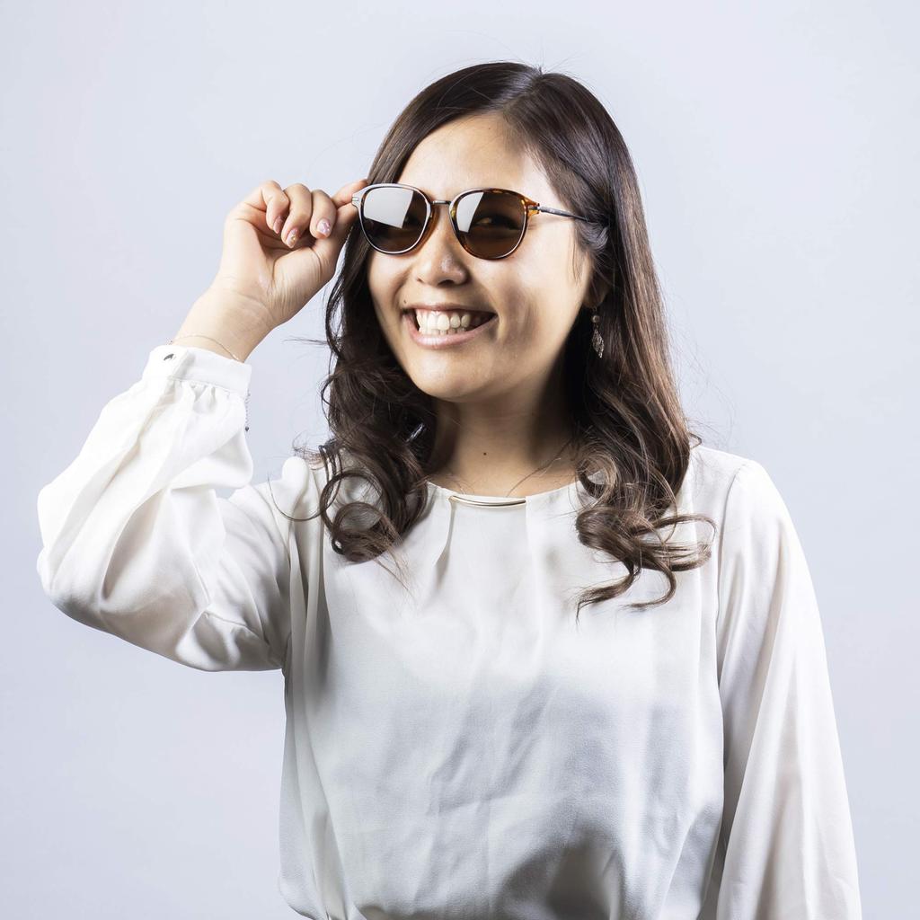 Polarized Sunglasses Matte Black SMOKE [Bunny Walk] BW-022 BW-0220F