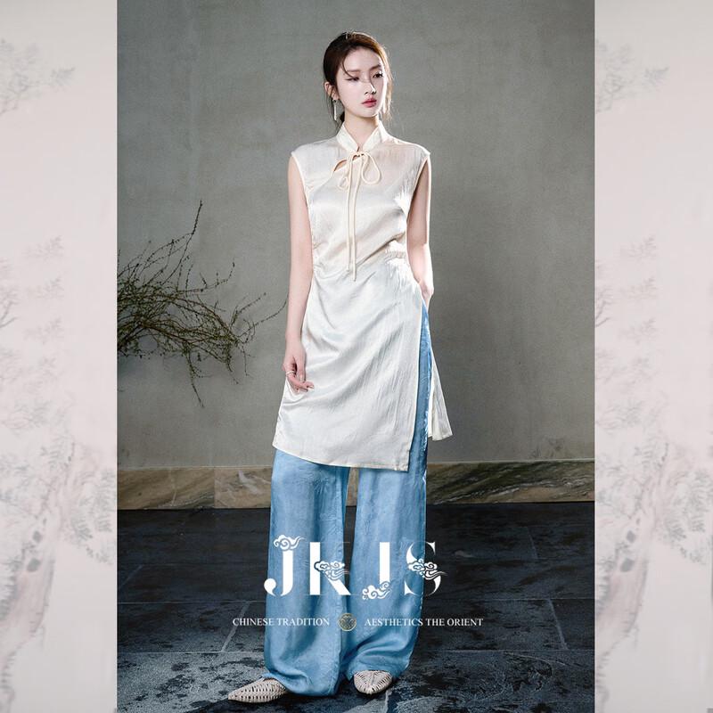 JK&JS Modern Chinese Acetate Qipao Dress