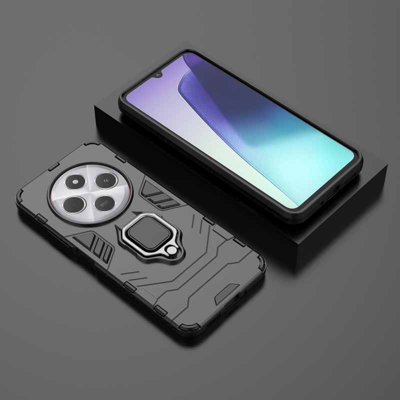 Hüllen für Xiaomi Redmi 10C 12C 13C 14C Hülle Stoßfest Ringhalter Schutzhülle für POCO C40 C65 X6 F6 M6 Pro Handyhülle