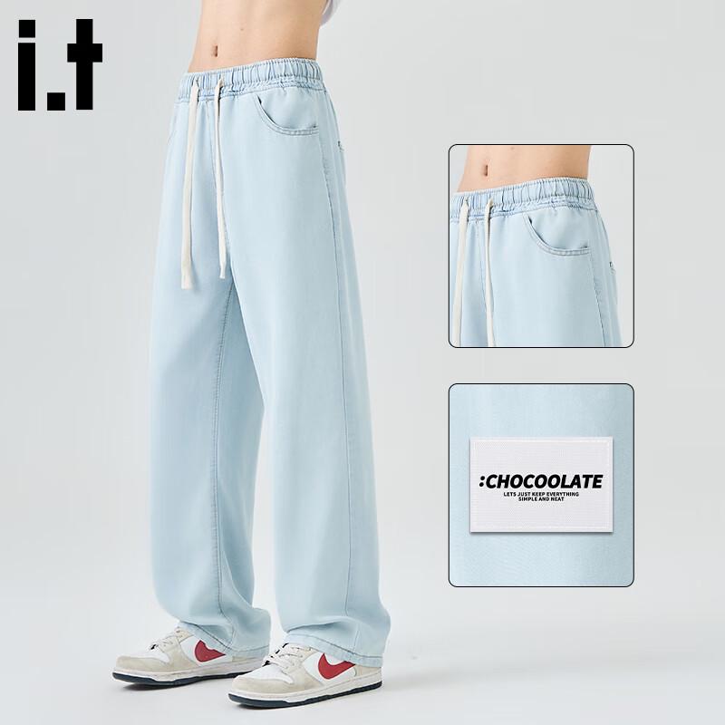 :Джинсы CHOCOOLATEit мужские светло-синие широкие 3XL