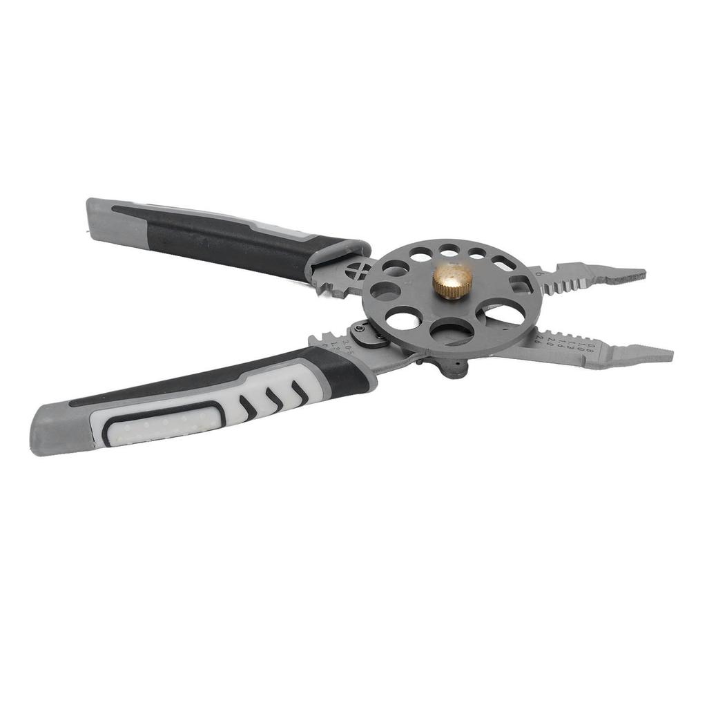 Wire Stripper Ergonomic Rubber Coated Handle Professional High Efficiency Multifunctional Wire Splitting Pliers for Repairing