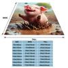 Kawaii Cute Pig Cartoon Soft Flannel Blankets,Keep Warm Throw Blanket Comfortable Blanket for Picnic Beds Sofa Home Bedroom Kids