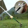 4pcs Outdoor Mountaineering Buckle 8mm Elastic Rope Tent Strap Camping Clothesline Luggage Binding Strap