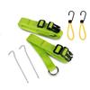 Awning Tie Down Kit Green Straps+Ground Nails+Elastic Ropes Storm Straps Combination Caravan RV Parts Awnings Accessories