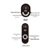 Cross-border EMS Automatic Double Pulse Waist Massage & Sculpting Device