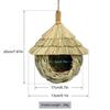 Hand-woven Bird House Pastoral Style Bee Bird's Nest Japanese-style Homestay Courtyard Decoration Balcony Retro Pendant Small
