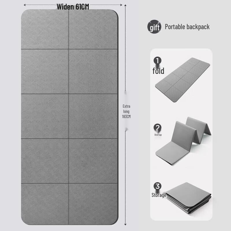 Xinbirui Foldable Yoga & Fitness Mat