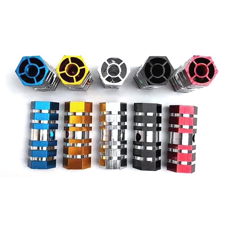 2Pcs Aluminum M Tb Bike Bicycle A Xle Pedal Non-Slip Front Rear A Xle Foot Pegs Bicycle Socle Footrest Pedal Bike Accessories