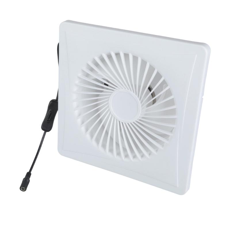 Solar Ventilation Fan 8W Panel Outdoor Shed Window Air Distribution Blower