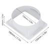 Air Conditioner Exhaust Hose Coupler Universal Thread Square to Round Portable Exhaust Duct Hose Adapter Accessories