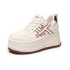 Thicksoled Inner Height Increase Cm Highend Silver Little White Shoes Women's Spring New Small Casual Sports Shoes