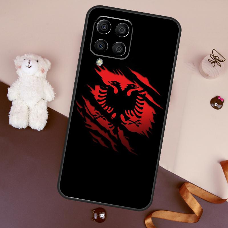 Albanian Flag Case For Samsung Galaxy M06 M53 M13 M31 M11 M35 M55 M15 M56 M36 M16 M12 M32 M52 M14 M34 M54