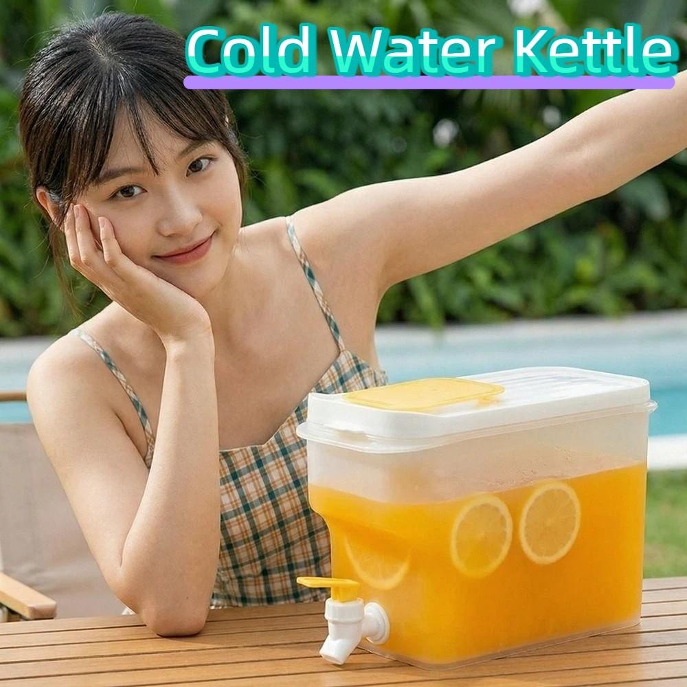 Szczelny Pojemnik na Zimne Napoje 4L Wiadro na Zimną Wodę Zbiornik do Przechowywania Płynów Czajnik na Zimną Wodę Impreza