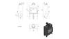 Air fireplace insert KRATKI FLOKI S 8kW Ø160 Recuperation Steel SET