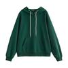 Women's Loose Fit Embroidered Hooded Sweatshirt