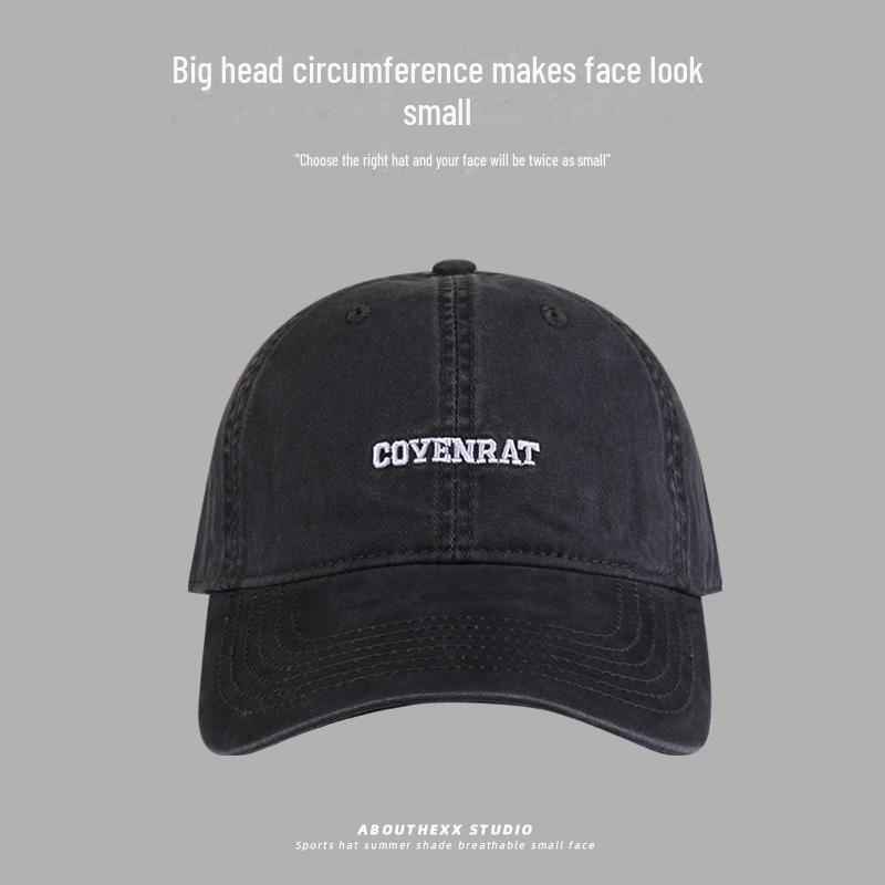 

Женская кепка в стиле ретро с вышивкой «утконос» и увеличенным козырьком для идеальной посадки Regular (56-58cm) темно-серого