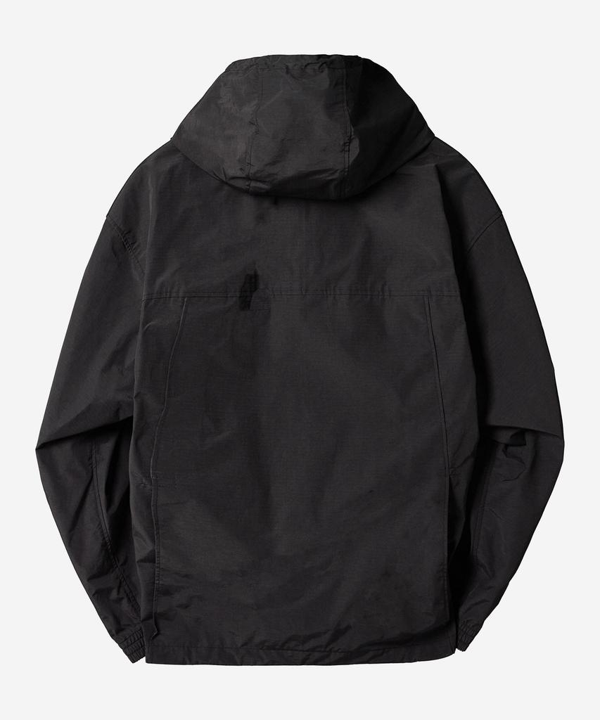 Kalapatthar Nylon Rib Pullover Jacket - Black