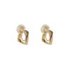 Geometric U-shaped Glossy Mosquito Coil Disc, Ear Clips, No Ear Piercings, Fashion Trend, Simple Temperament, Stud Earrings, Women's Earrings Batch
