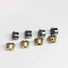 2PCS 1:1 Bevel Gear 0.8M 15T 3 4 5 6 Mm 6.35mm Bore Hole Diameter M3  Jackscrew Brass Bevel Gear