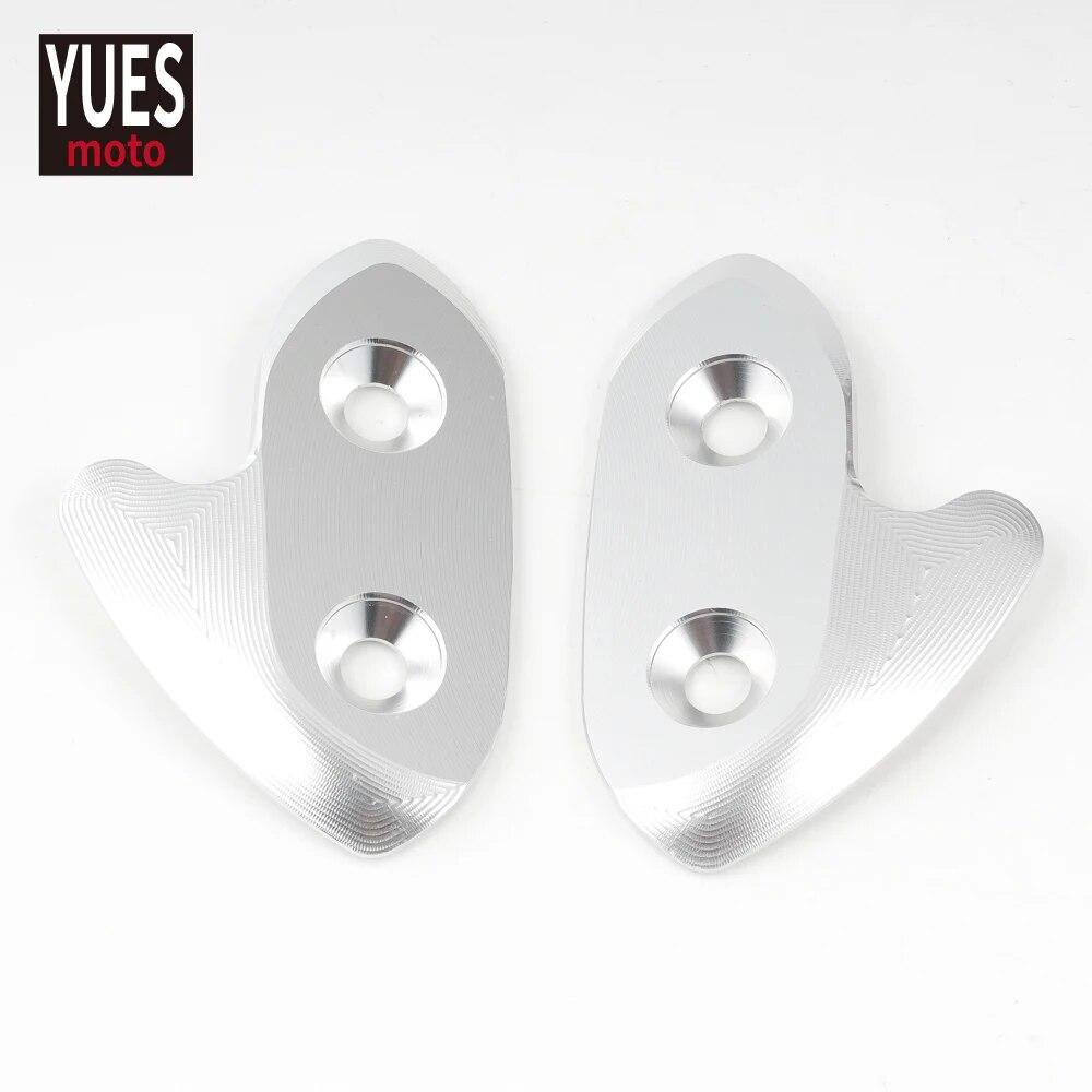 Moto Accessories Mirror Hole Cover Windscreen Driven Mirror Eliminators Cap For YAMAHA R1 R1M YZF R1 2015 2016 2017 2018