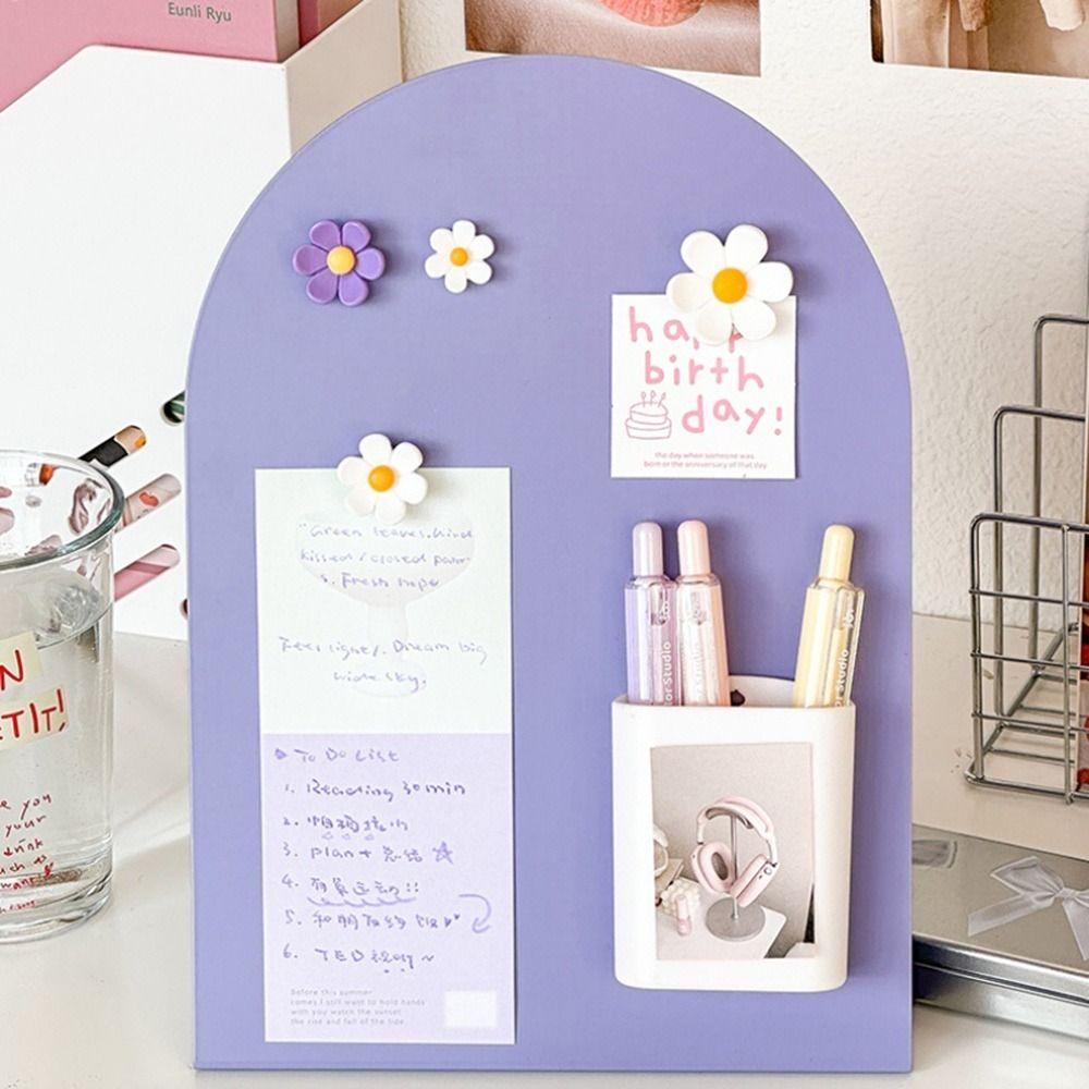 Vertikální úložná deska Velkokapacitní magnetický fotorámeček Nástěnka Kancelářský domácí stolní ozdoba