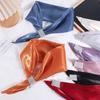 Sunscreen Shawl Wraps Solid Color Cross Scarves Cross Neckerchief Satin False Collar Silk Scarf
