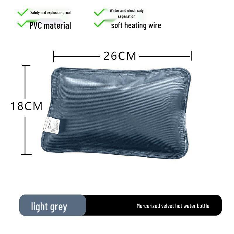 Flerbruks elektrisk varmtvannsflaske: Hånd-, midje- og fotvarmer