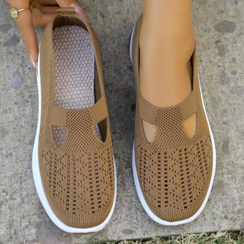 

Women’s Slip-On Woven Canvas Shoes, Comfortable Breathable Casual Flats 43