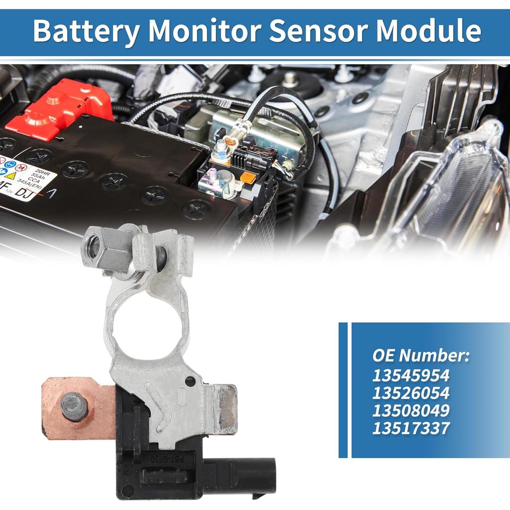 No.13545954 Battery Sensor for Chevrolet Malibu 1.5 2018-2025 for Cadillac XT6 2.0 3.6 2020-2025 for Buick Envision 2.0 2.5 2019-2020 Battery Monitor
