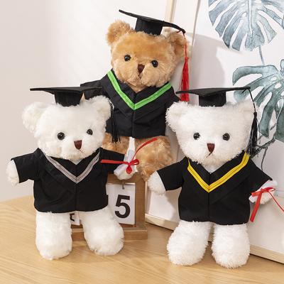 Graduation Season Wear Doctor Hat, Dr. Bear Doll, Dr. Bear Plush Teddy Bear Graduation Bear Doll Gift