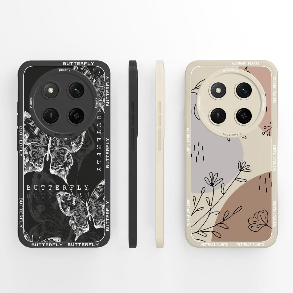 For Honor Magic 7 Lite Case Cute Panda Soft Liquid Silicone Funda High Quality Back Cover For Magic7 Lite Phone Protector Gift