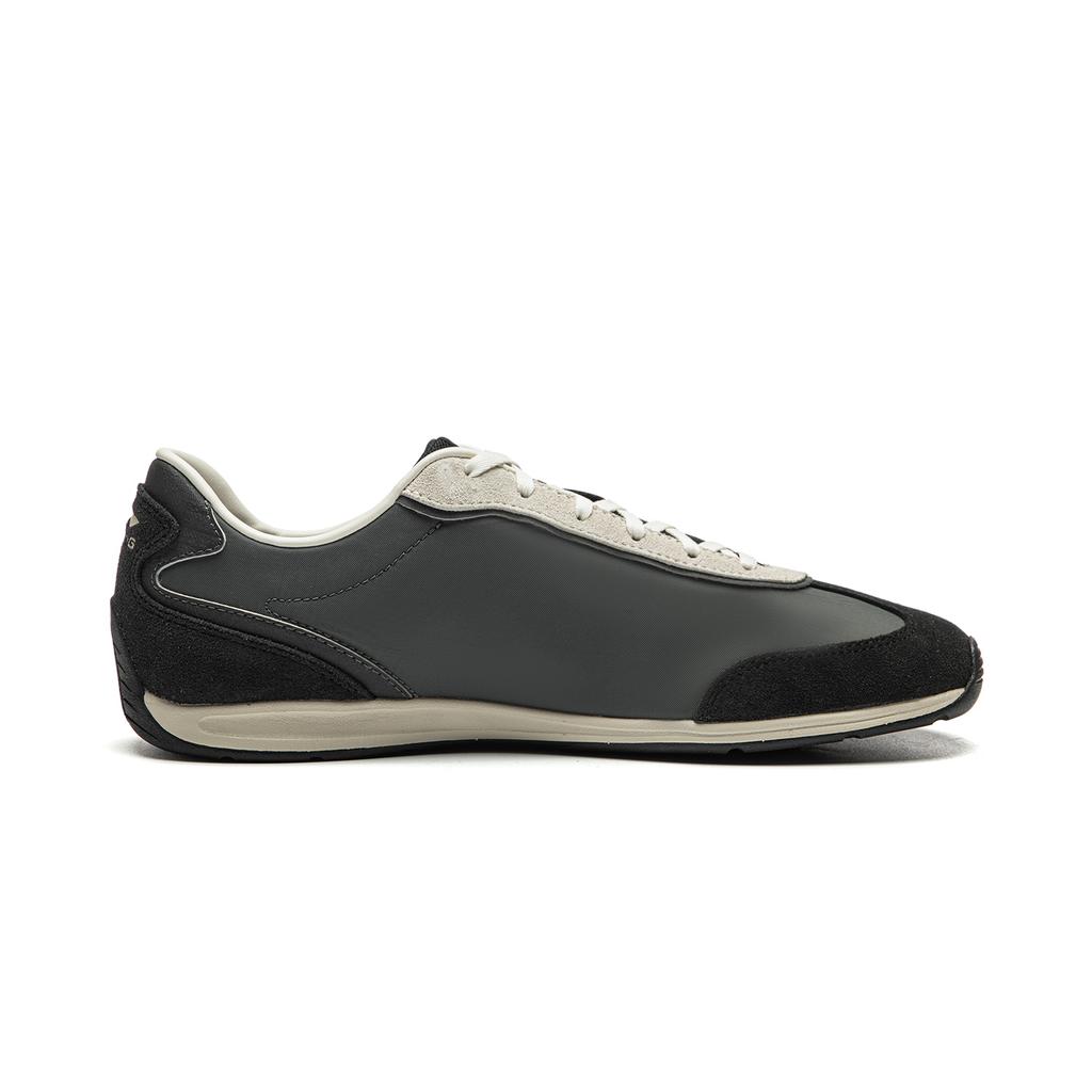 Li Ning Film 70S Slip Resistant, Abrasion Resistant, Lightweight Low Top German Army Trainers Men's Gray Black AGCW213-1