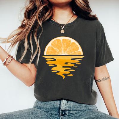 Camiseta de Fruta Naranja Regalo para Amantes de las Naranjas Camiseta de Jardinería para Mujer Manga Corta Camisetas Gráficas Amante de la Fruta Camiseta para Fiesta de Cumpleaños