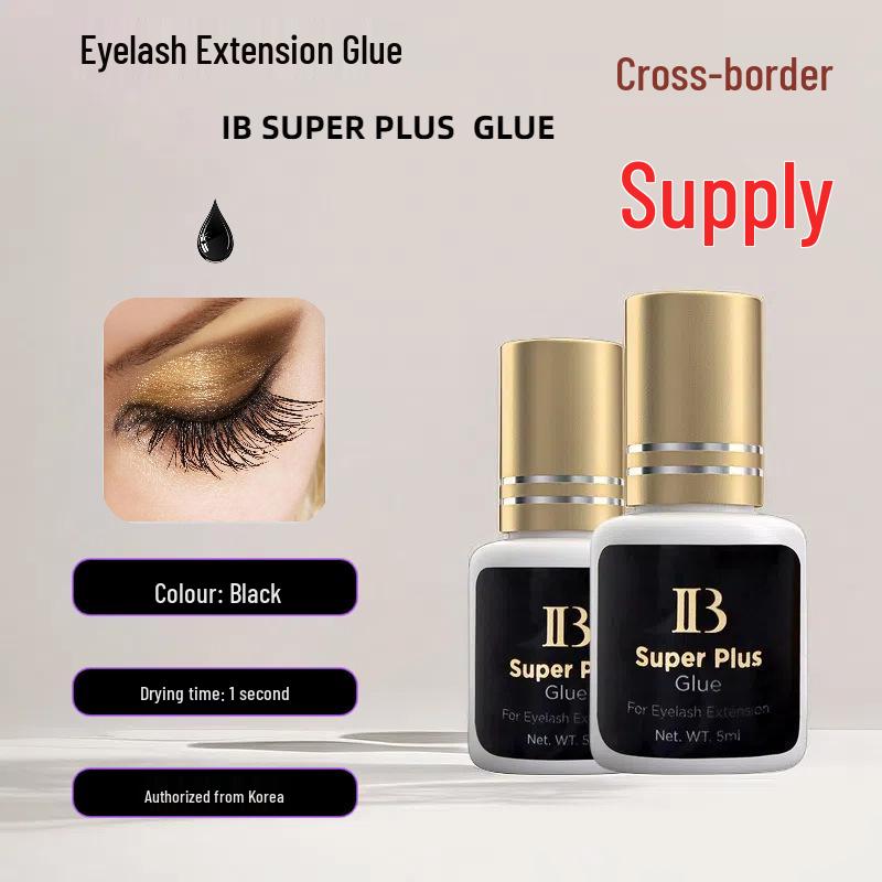 

Korean IB Grafting Eyelash Glue - IBeauty Super Plus, 1 Second Quick-Dry, 5ml