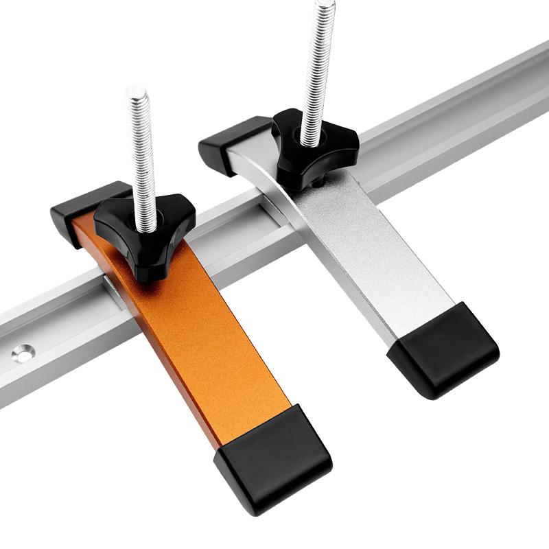 Aluminum Alloy M8 T-Slot Handle Pressure Plate Block Slider Accessories