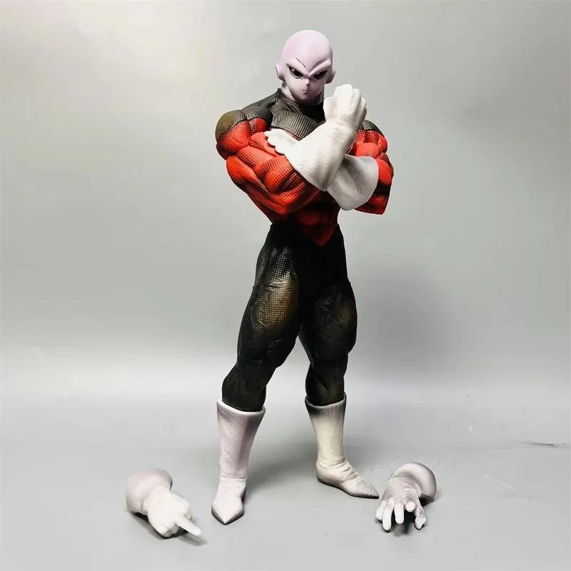 25cm Dragon Ball Anime Super Jiren Three Arm Interchangeable Action Figure Pvc Model Statue Collection Decoration Toys Gift