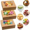 36pcs Dining Boxes with 3 Different Styles of Windows Including Bread Cookies Desserts Pancakes Donuts Takeout Bread Boxes