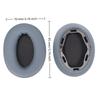 2PCS Noise Isolation Ear Cushions Cover Headphones Ear Pads for Sony WHH910N Headsets Gadget Upgrade
